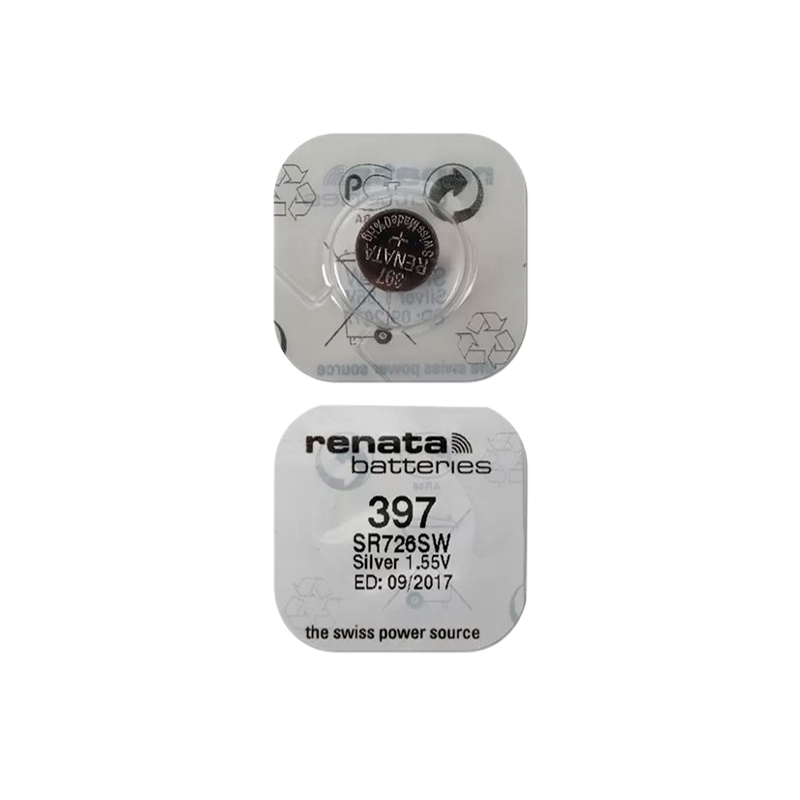 Батарейка Renata 397 (SR726SW) BL10 Silver Oxide 1.55V (10/100)