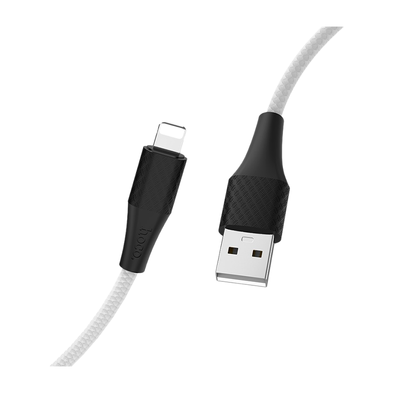 Кабель HOCO X32 USB (m)-Lightning (m) 1.0м 2.0A TPE белый (1/33/330)