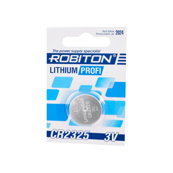 Батарейка ROBITON PROFI R-CR2325-BL1, CR2325 BL1 (1/40/1800)