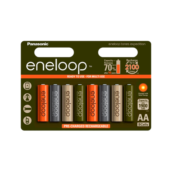 Аккумулятор предзаряженный RTU Panasonic HR6 AA PL8 NI-MH eneloop 1900mAh (8/80/320)