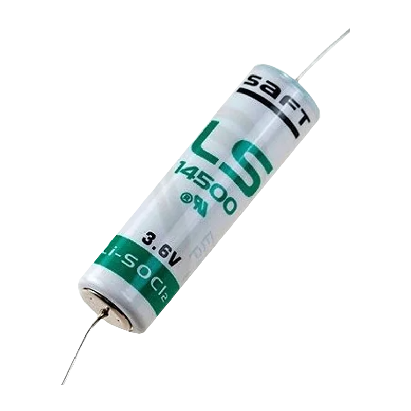 Батарейка Saft 14500 AA bulk Li-SOCl2 3.6V с аксиальными выводами (1/20/400)