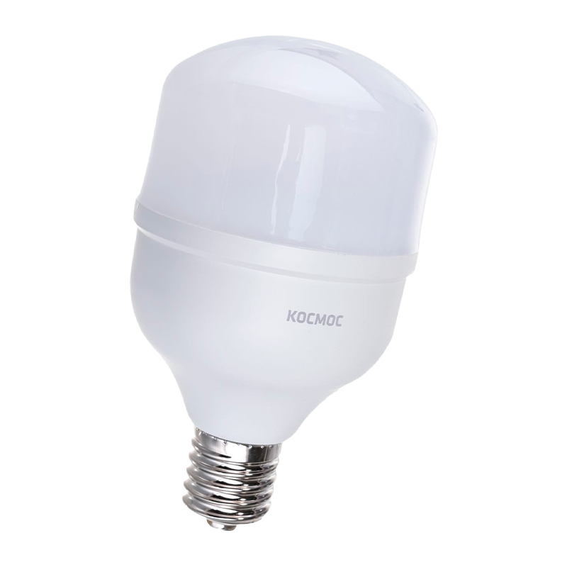 Лампа светодиодная Космос HW E40 50W 6500К 220V цилиндр