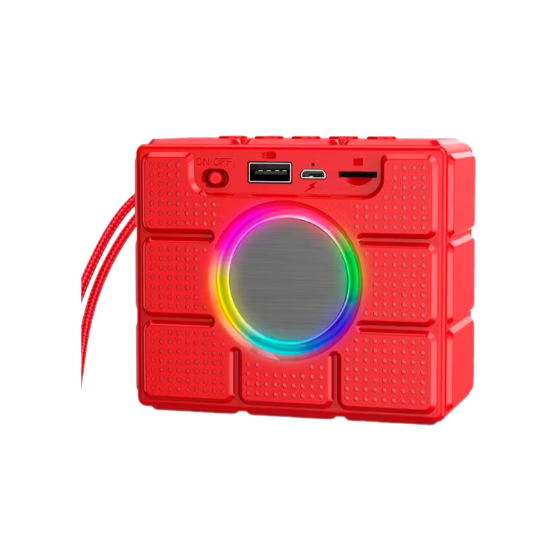 Портативная колонка Borofone BR16 bluetooth 5.1 microSD красный (1/80)