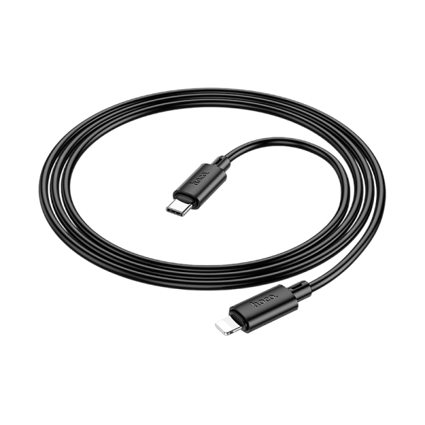 Кабель Borofone BX88 Lightning (m)-Type-C (m) 1.0м 20W ПВХ черный (1/360)