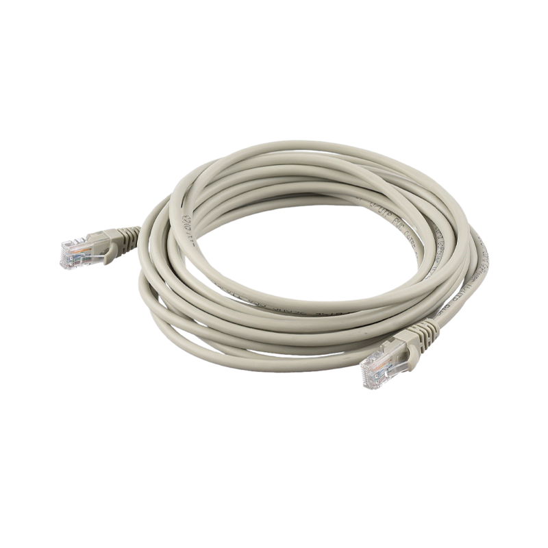 Патч-корд GoPower RJ-45 (m)-RJ-45 (m) 5.0м кат.5е ПВХ 26AWG CCA серый Premium Zip-Lock c подвесом