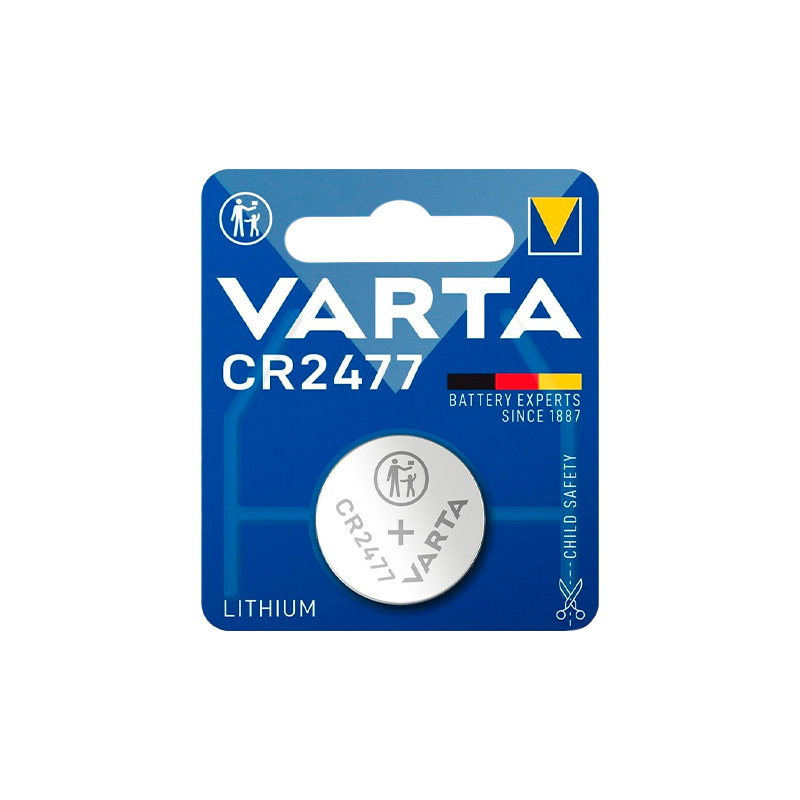 Батарейка Varta ELECTRONICS CR2477 BL1 Lithium 3V (6477) (1/10/100)