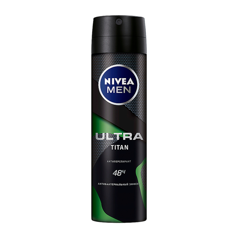 Дезодорант мужской Nivea Ультра Титан Deo спрей 150мл (1/6)