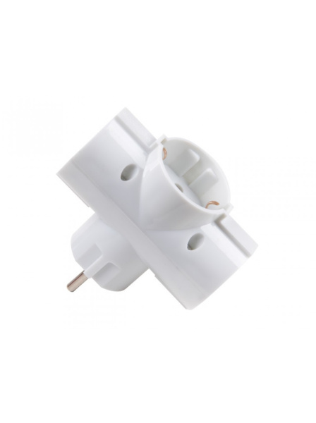 Разветвитель JAZZway AD-3G-R 3р.С/З 16A белый