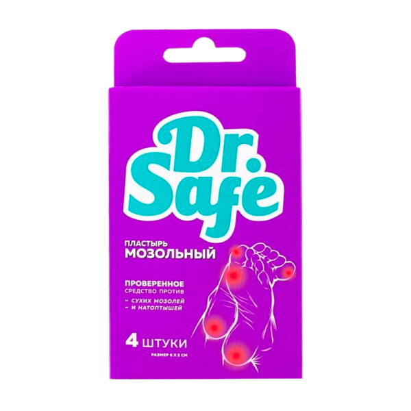 Dr.Safe Пластырь мозольный №4