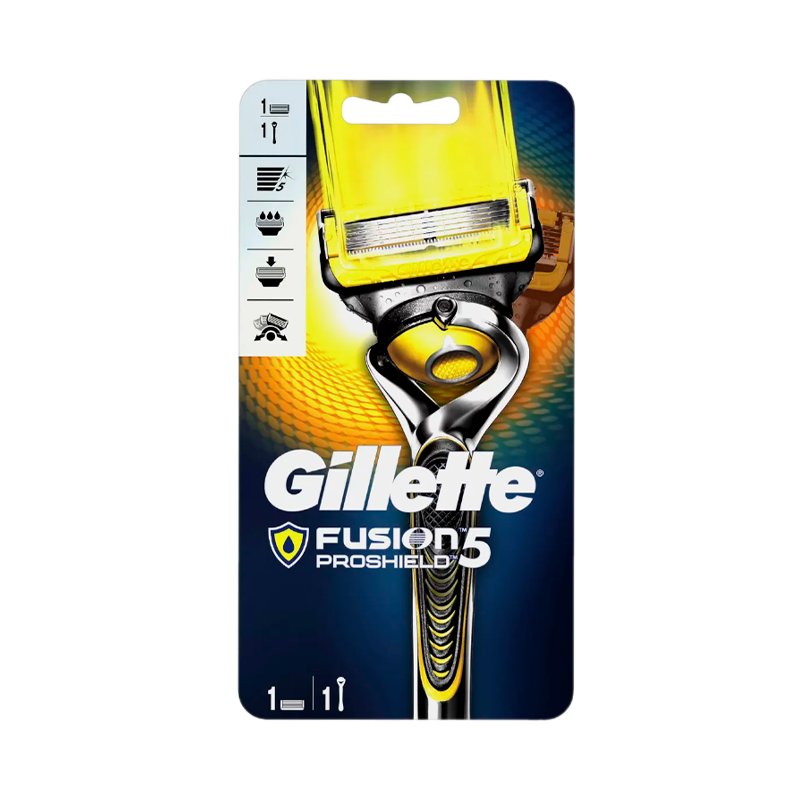 Бритва Gillette FUSION Proshield 5 лезвий 1 кассета ENG (1/6)