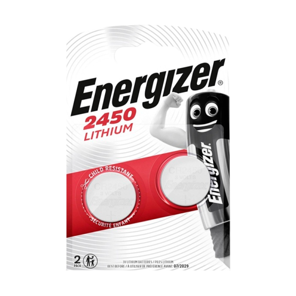 Батарейка Energizer CR2450 BL1 Lithium 3V (1/10/240)