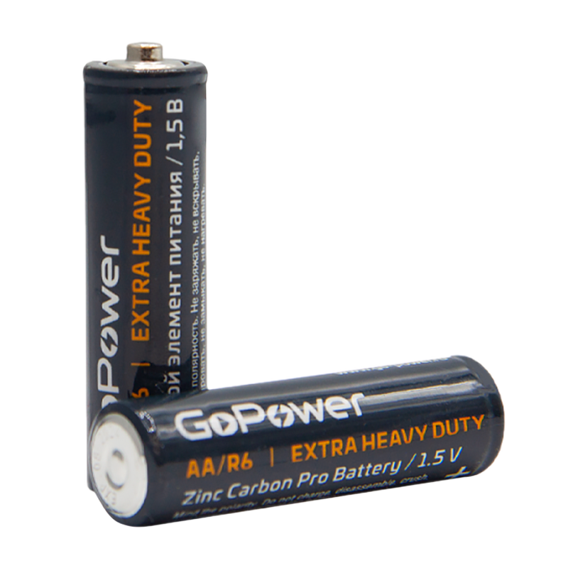 Батарейка GoPower R6 AA BL4 Heavy Duty 1.5V (4/48/576)