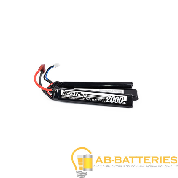 Аккумуляторная сборка ROBITON LP-STT3-2000 Lipo 11.1В 2000мАч, в упак 50 шт (1/50)