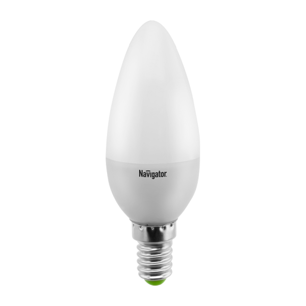 Лампа светодиодная Navigator C35 E14 3W 4000К 230V свеча матовая (1/10/100)