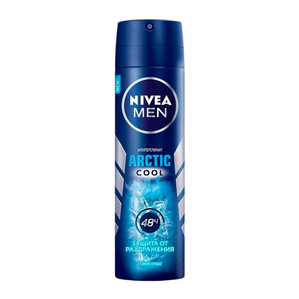 Дезодорант мужской Nivea arctic cool Deo спрей 150мл (1/6)