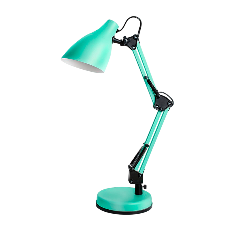 Светильник настольный Camelion KD-331 40W 230V E27 на основании мятный (1/6)