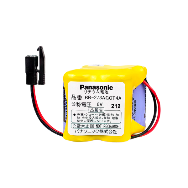 Элемент питания Panasonic BR-2/3AGCT4A-Black 6V, Lithium, с разъемом FANUC A98L-0031-0025