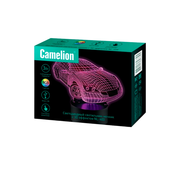 Светильник настольный Camelion NL-403 3W 220V LED не нагревается (1/20)