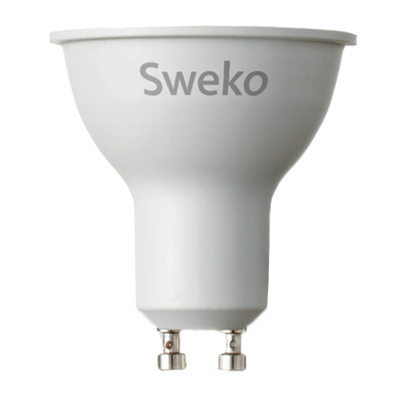 Лампа светодиодная Sweko RAP16 GU10 10W 3000К 230V (1/5/100)