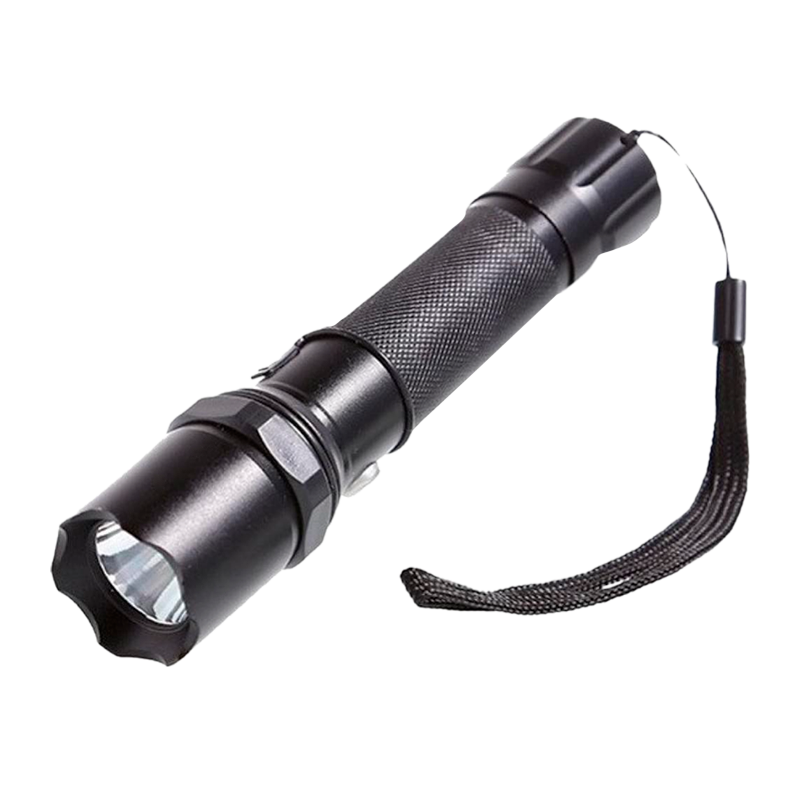Фонарь универсальный Ultraflash E145 1W CREE от аккумулятора 3 режима черный (1/40)