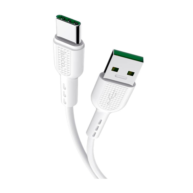 Кабель HOCO X33 USB (m)-Type-C (m) 1.0м 5.0A ПВХ белый (1/33/330)