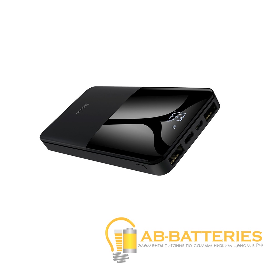 Внешний аккумулятор HOCO J42 10000mAh 2.0A 2USB/Type-C черный (1/39)