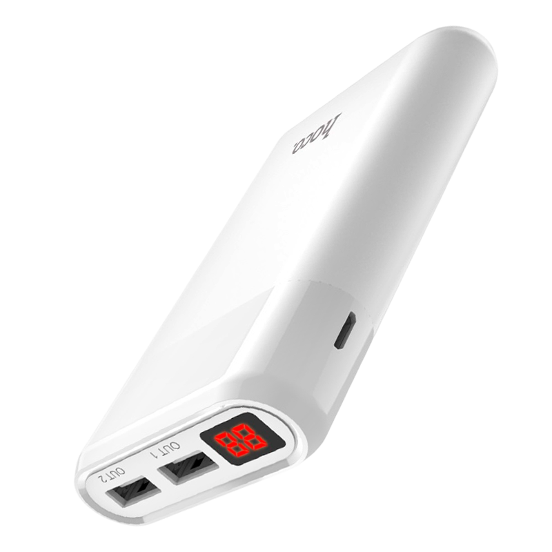 Внешний аккумулятор HOCO B35B 8000mAh 2.0A 2USB белый (1/64)