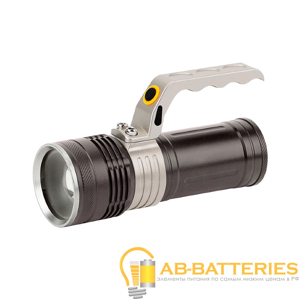 Фонарь туристический ЭРА PA-804 5W 1LED от аккумулятора серый (1/10/30)
