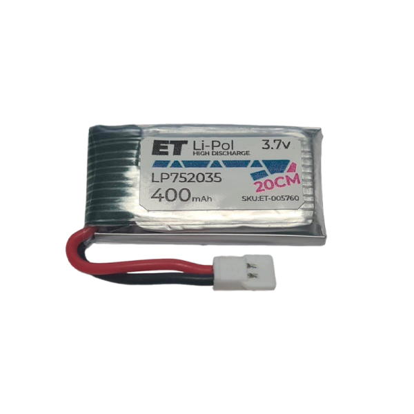 Аккумулятор ET LP752035-20CSM Li-Pol, 3.7В 400мАч