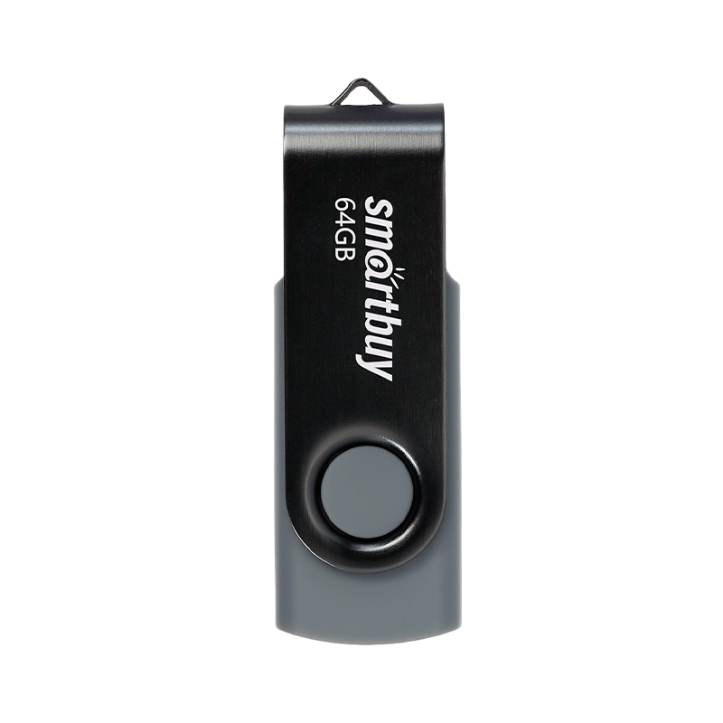 Флеш-накопитель Smartbuy Twist 64GB USB2.0 пластик черный