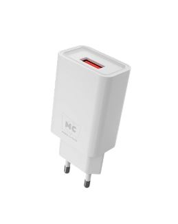 Сетевое З/У MORE CHOICE NC07a 1USB 2.0A с кабелем Type-C белый