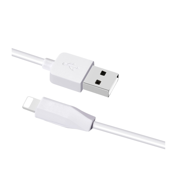 Кабель HOCO X1 USB (m)-Lightning (m) 3.0м 2.4A ПВХ белый (1/20/200)