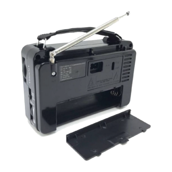 Радиоприемник MRM-Power MR-609AC пластик Jack3.5 черный (1/40)