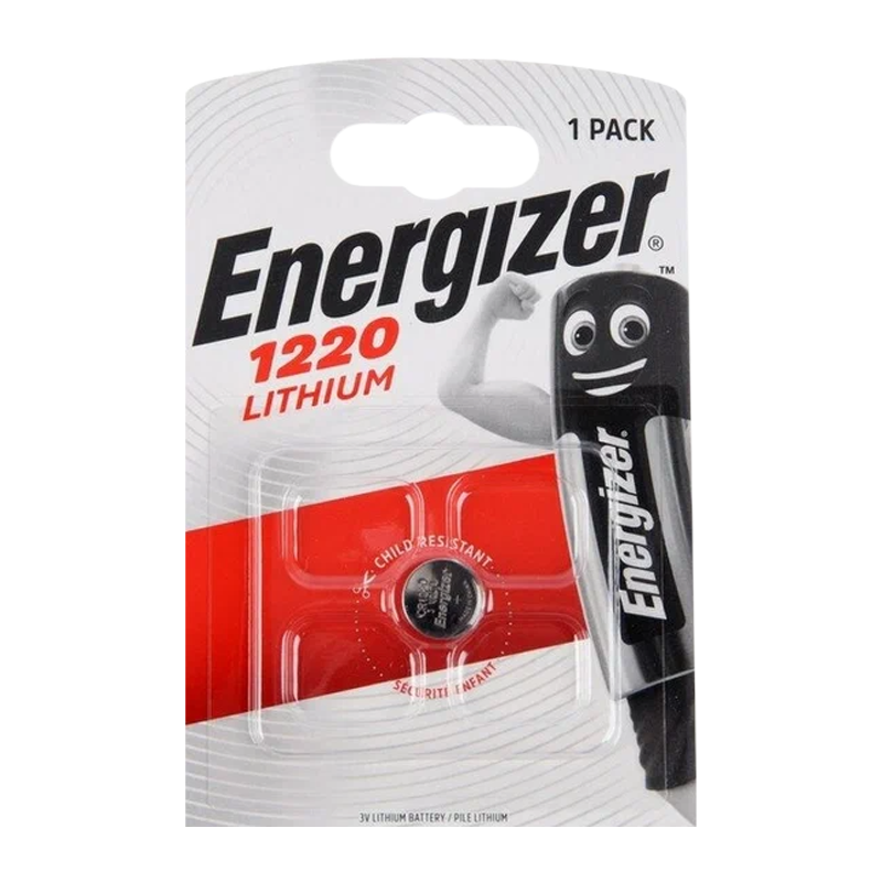 Батарейка Energizer CR1220 BL1 Lithium 3V (1/10/140)