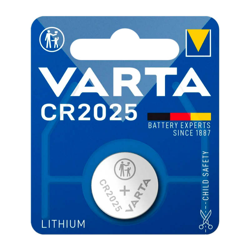 Батарейка Varta ELECTRONICS CR2025 BL1 Lithium 3V (6025) (1/10/100)