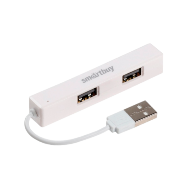 USB-Хаб Smartbuy 408 4USB белый