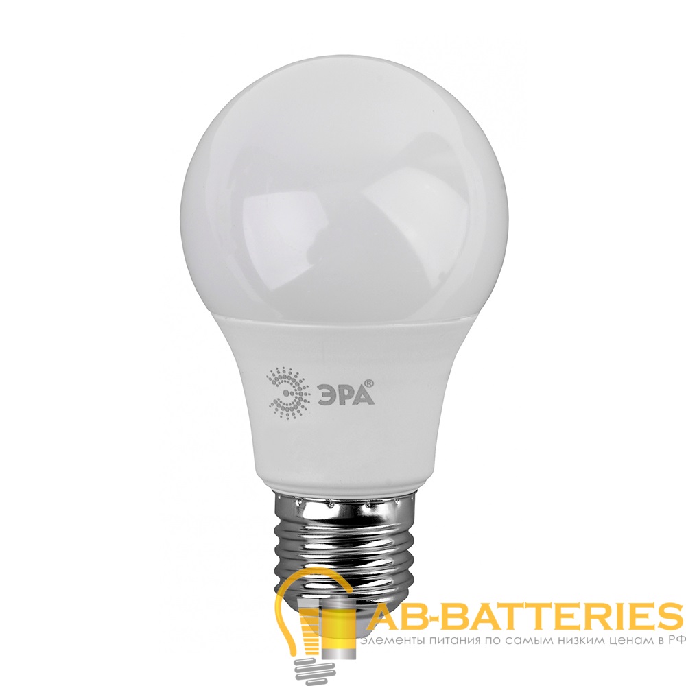 Лампа светодиодная ЭРА A60 E27 9W 4000К 170-265V груша (1/10/100)