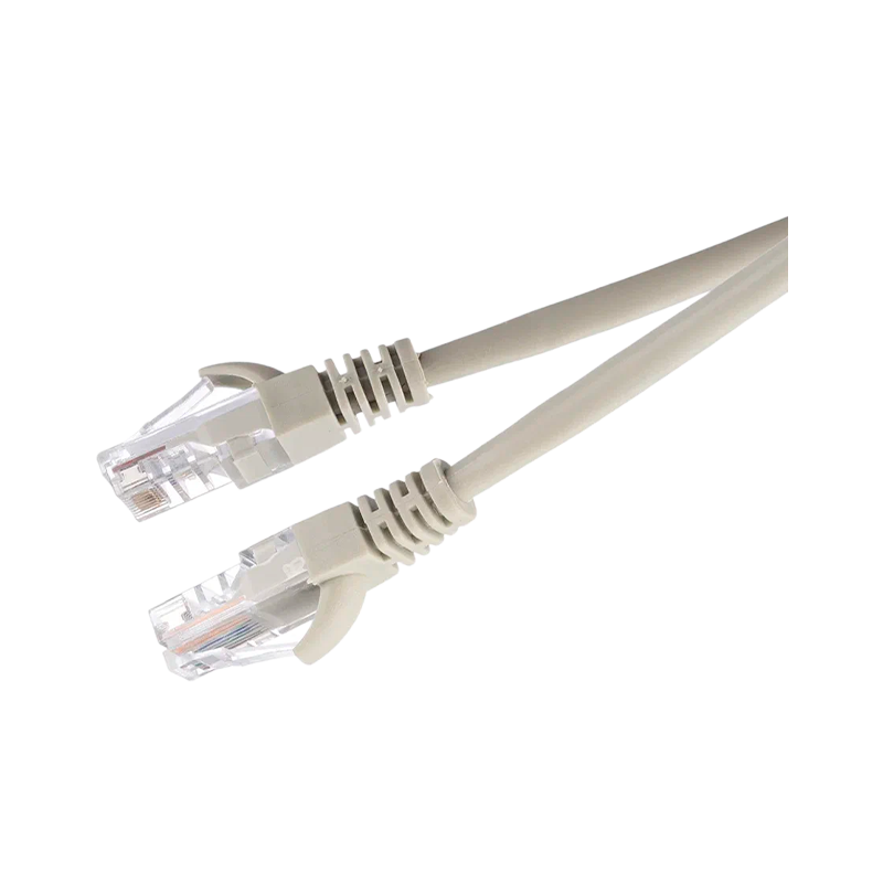 Патч-корд GoPower RJ-45 (m)-RJ-45 (m) 10.0м кат.5е ПВХ 26AWG CCA серый в пакете (1/25)