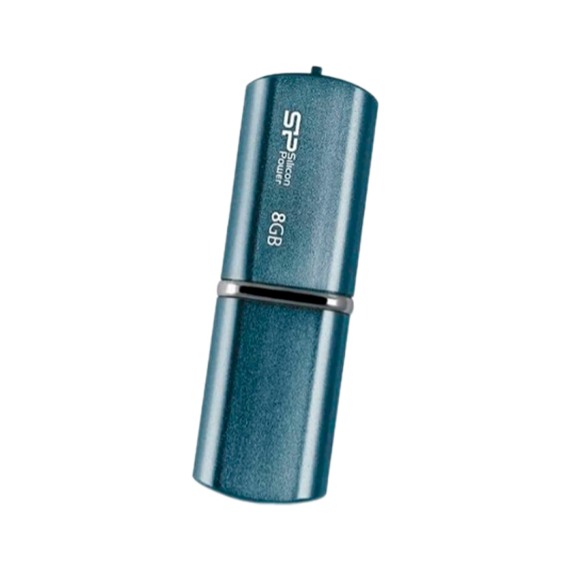 Флеш-накопитель Silicon Power LuxMini 720 8GB USB2.0 пластик синий