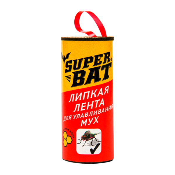 Лента от мух SuperBAT 1шт. (1/100/1000)