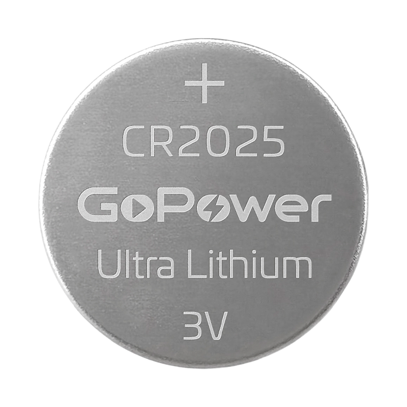 Батарейка GoPower ULTRA CR2025 BL2 Lithium 3V (2/40/800)