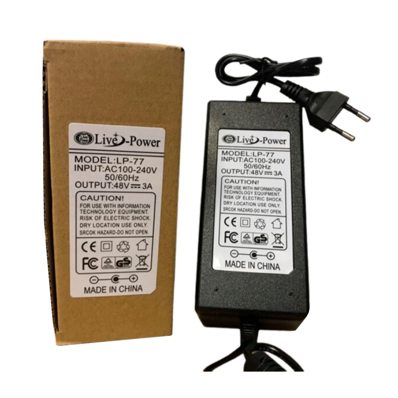 Блок питания Live Power LP77 3.0A 48V 5,5x2,5/12мм (1/50)