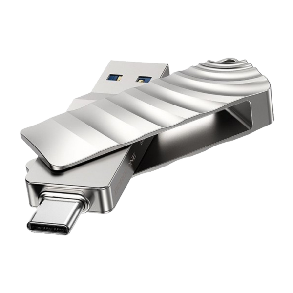 Флеш-накопитель Borofone Soul BUD3 16GB USB3.0 Type-C (m) металл серый (1/25)