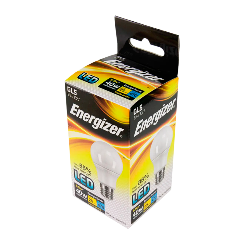 Лампа светодиодная Energizer GLS E27 5.5W 3000К 220-240V шар S8617 матовая (1/12/72)