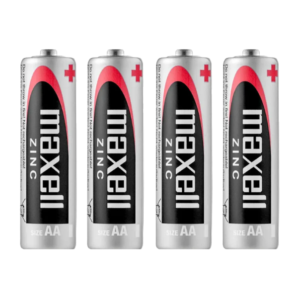 Батарейка Maxell ZINC R6 AA Shrink 4 Heavy Duty 1.5V (4/48/240)