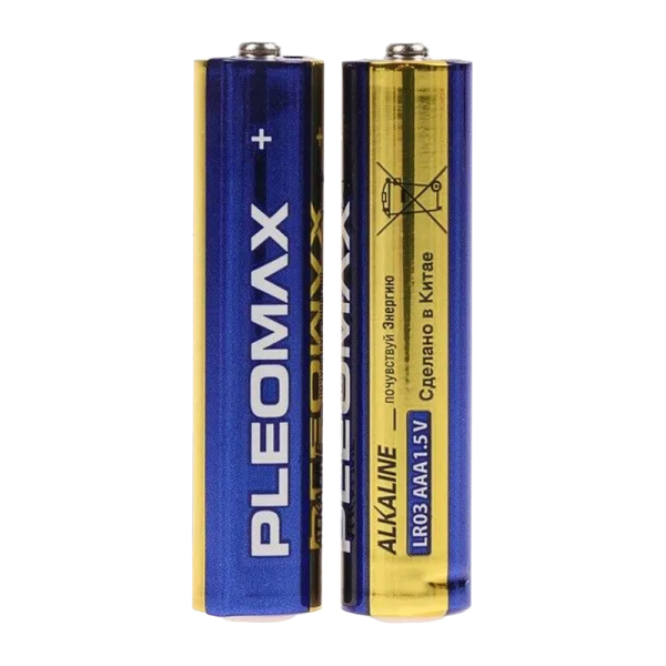 Батарейка Pleomax LR03 AAA BL8+2 Alkaline 1.5V (10/100/600/36000)