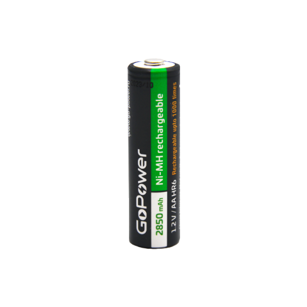 Аккумулятор бытовой GoPower HR6 AA BL2 NI-MH 2850mAh (2/20/240)