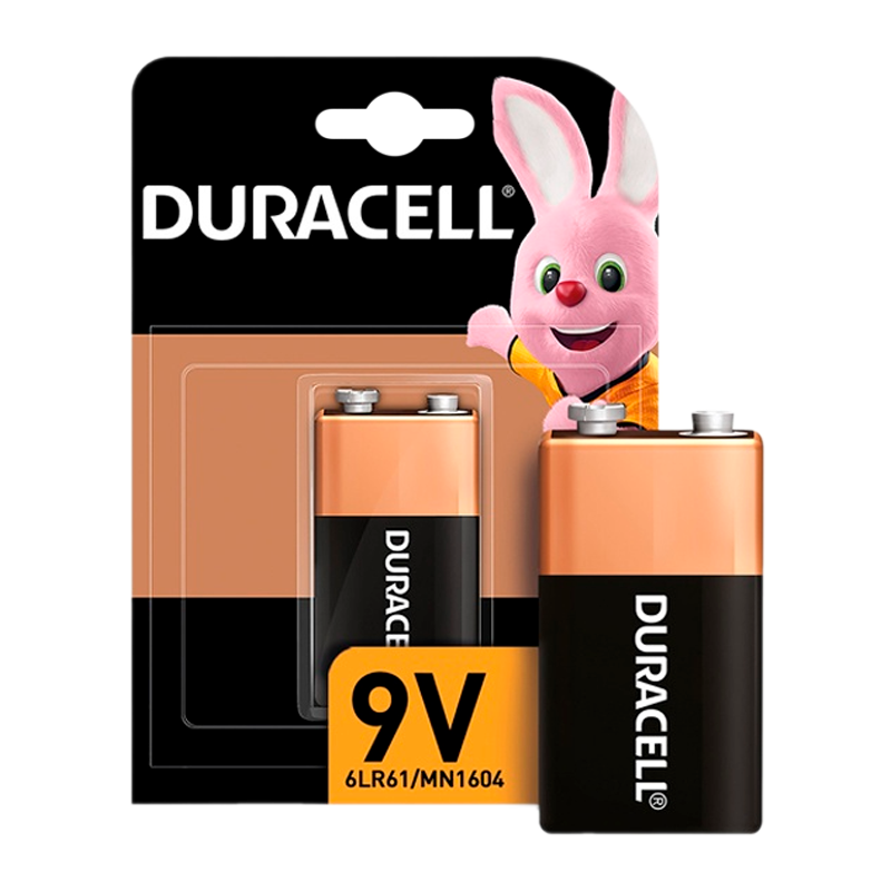 Батарейка Duracell Basic Крона 6LR61 BL1 Alkaline 9V (1/10/6160)