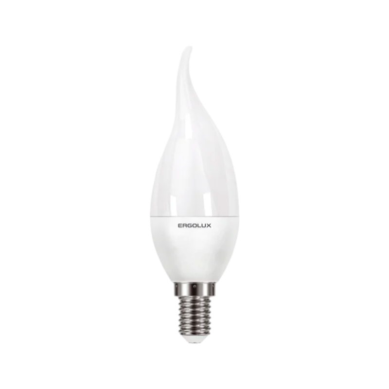 Лампа светодиодная Ergolux CA35 E14 11W 4000К 172-265V свеча на ветру (1/10/100)