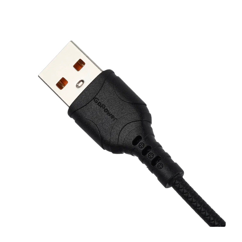 *Кабель GoPower GP05-3-1 USB (m)-2хType-C/Lightning/microUSB (m) черный (1/200/800) 